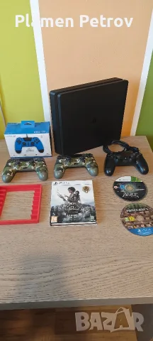 PlayStation 4 Slim 500gb с 4 контролера