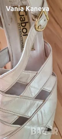 GABOR Обувки естествена кожа .  37, 38 рр. Цвят екрю. , снимка 2 - Дамски ежедневни обувки - 50148355
