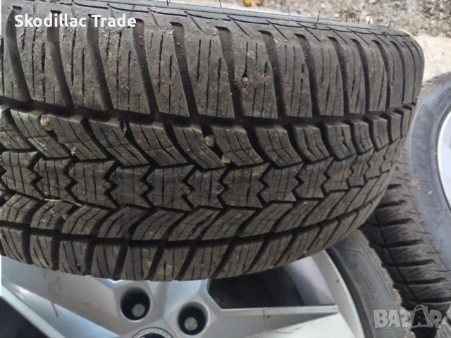 Оригинални алуминиеви джанти за Шкода/Skoda Октавия/Octavia VRS 17" Dorado+гуми, снимка 4 - Гуми и джанти - 52132924