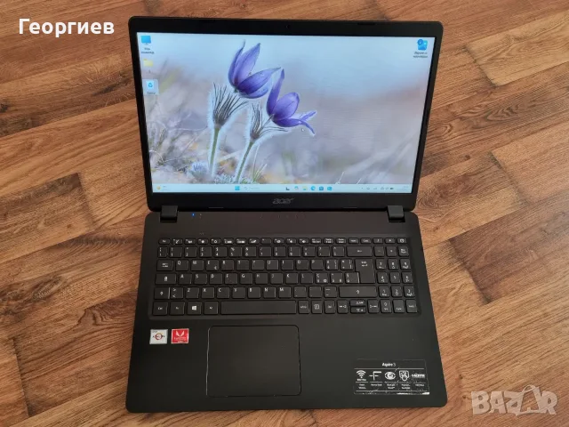 Лаптоп Acer Aspire 3 AMD Athlon 300U 8GB RAM 512GB SSD