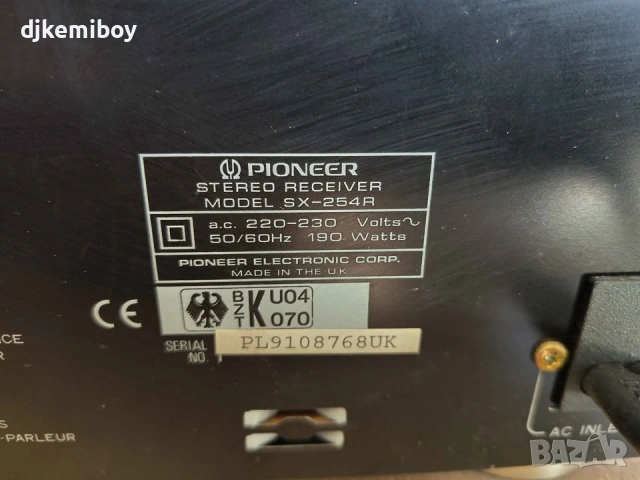Pioneer stereo receiver model-Sx-254r, снимка 8 - Ресийвъри, усилватели, смесителни пултове - 53781622