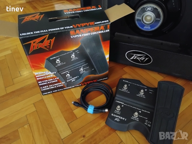 Кубе Peavey Vypyr и педалиера Peavey Sanpera1, снимка 8 - Китари - 52955289