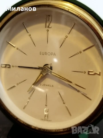 Стар механичен будилник, настолен часовник, снимка 2 - Антикварни и старинни предмети - 50785927