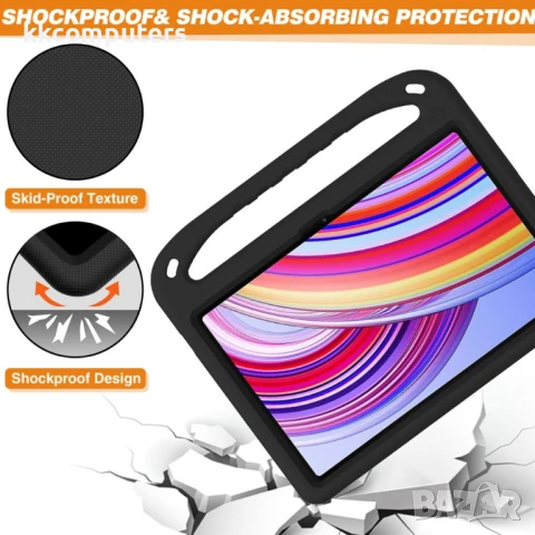 Xiaomi Redmi Pad Pro 12.1 EVA Удароустойчив Калъф и Протектор, снимка 8 - Калъфи, кейсове - 51101003