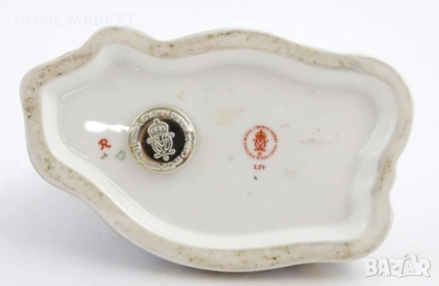 A Royal Crown Derby England  paperweight modelled as a ram/  Circa 1988 - великолепие в злато , снимка 6 - Антикварни и старинни предмети - 52669197