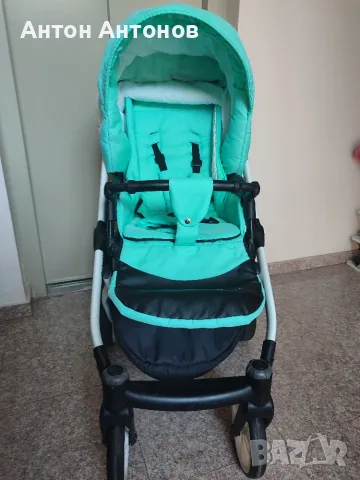 Детска количка 3 в 1 BabyLux Lilly, Алуминиева рамка, снимка 4 - Детски колички - 56008004
