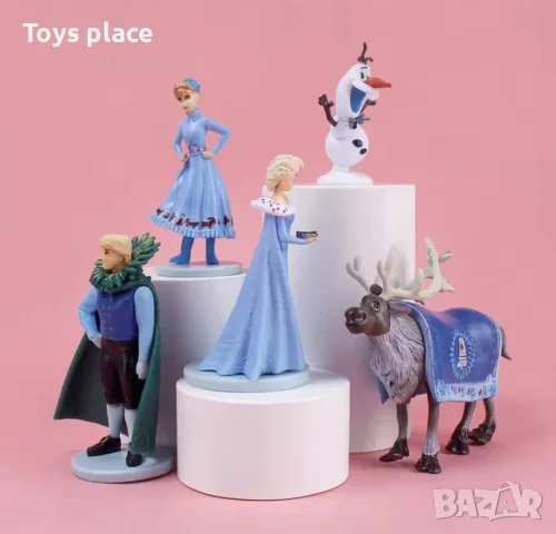 Лот големи масивни фигурки Елза и Анна Замръзналото кралство Frozen, снимка 3 - Фигурки - 51144141
