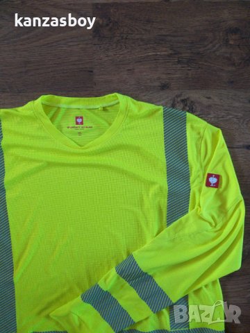 engelbert strauss warnschutz funktions longsleeve - мъжка работна блуза КАТО НОВА 3ХЛ, снимка 7 - Блузи - 40061335