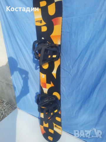Сноуборд BURTON PROGRESSION 163Wсм. С автомати WIDE, WOODCORE, sidewall, ROCKER  , снимка 6 - Зимни спортове - 52770502