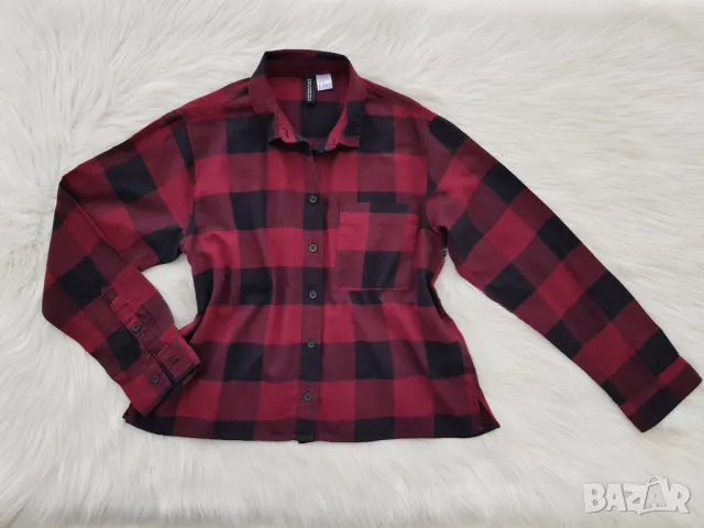 Дамска карирана риза H&M , снимка 1