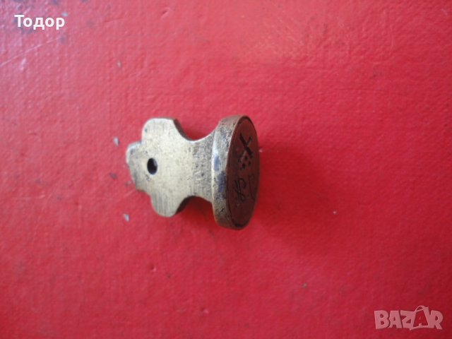 Офицерски артилерийски бронзов печат 6, снимка 3 - Колекции - 40164769