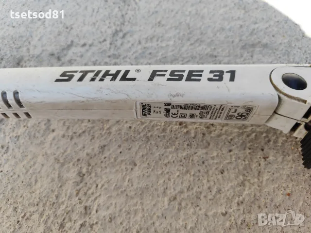 Електрически тример Stihl FSE 31, снимка 3 - Градинска техника - 55777817