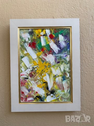 Авторска картина маслени бои с рамка, снимка 2 - Картини - 41529543