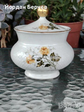 Захарница, снимка 3 - Прибори за хранене, готвене и сервиране - 50923530