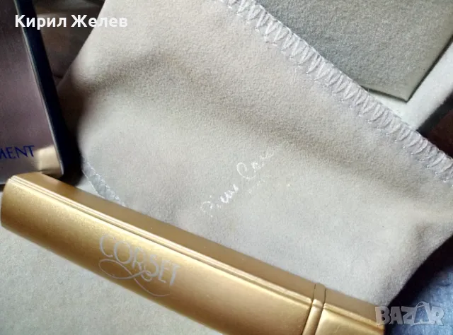 PIERRE CARDIN PARIS ЛУКСОЗНА ЕЛЕКТРОННА ЗАПАЛКА PARLIAMENT с КУТИЯ Бонус ГАЗОВА ЗАПАЛКА CORSET 41034, снимка 15 - Запалки - 47610045