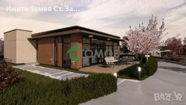 ЕКСКЛУЗИВНО! Луксозни едноетажни къщи в жилищен комплекс "Хабитат", снимка 3 - Къщи - 50879988