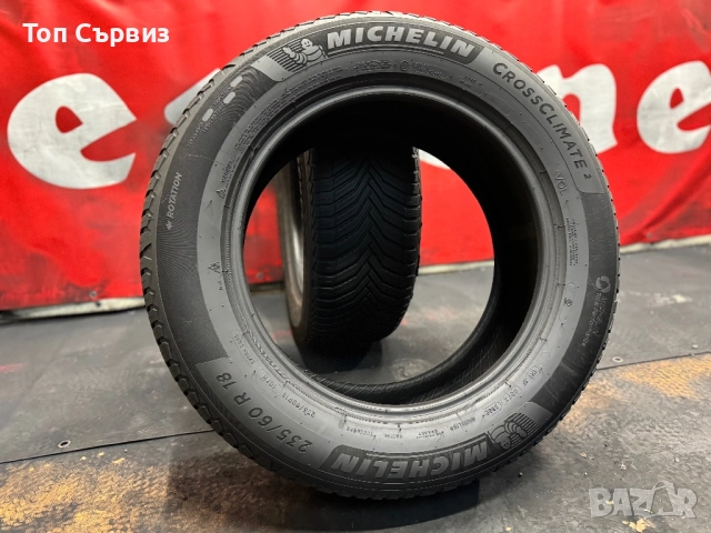 235 60 18, Всесезонни гуми, Michelin CrossClimate2, 2 броя, снимка 5 - Гуми и джанти - 52564759