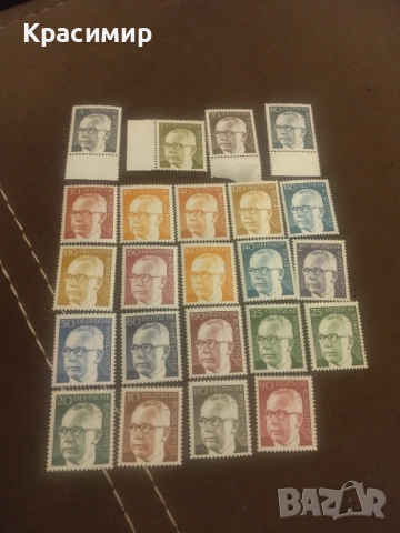 Пощенски марки ГФР . MNH , снимка 2 - Филателия - 52044699