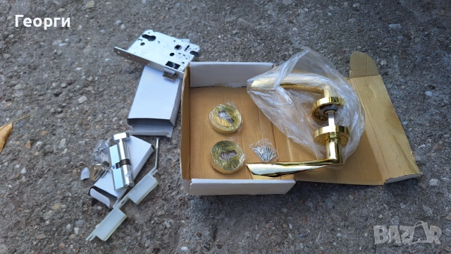 Дръжки за врата с брава и патрон, снимка 3 - Интериорни врати - 52205027