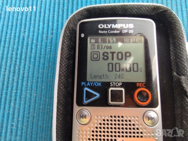 страхотен оригинален дигитален диктофон Олимпус-без касети , снимка 3 - Други - 51993694