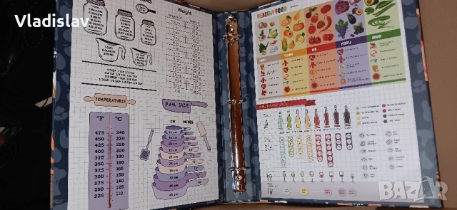Голяма книга с рецепти за записване, снимка 3 - Други - 52509477