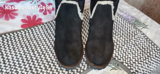 Ботуши Mexx 38 н. Естествен велур , снимка 3 - Дамски ботуши - 47882850