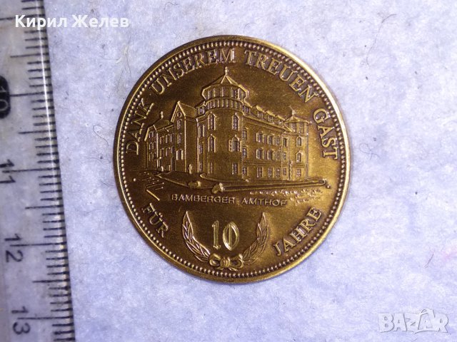 КРАСИВ ЮБИЛЕЕН КОЛЕКЦИОНЕРСКИ ПЛАКЕТ АВСТРИЯ ГРАДСКА ЦЪРКВА ДВУСТРАНЕН 38552, снимка 7 - Антикварни и старинни предмети - 41512100