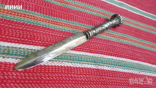 Сребърна кама нож, снимка 2 - Антикварни и старинни предмети - 51780385