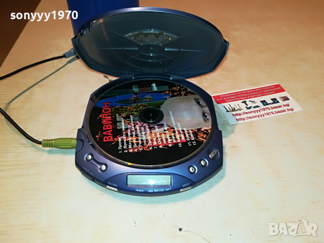 НАЛИЧЕН-SONY D-E221 DISCMAN-ВНОС GERMANY 2003222058, снимка 2 - Радиокасетофони, транзистори - 36173710