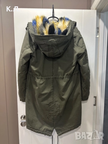 Зимно яке с елек , снимка 2 - Палта, манта - 51693831