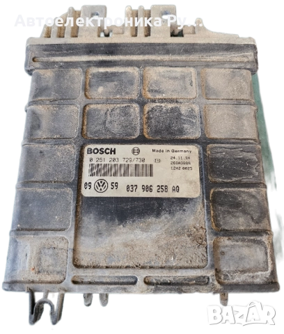 компютър VW Golf 3 1.6 74 Kw 101 Ps, 037906258AQ, Bosch, 0261203729