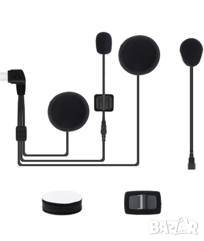 LEXIN интерком, аксесоари за втора каска: високоговорител и микрофон с USB-C конектор за слушалки , снимка 3 - Други - 52159662