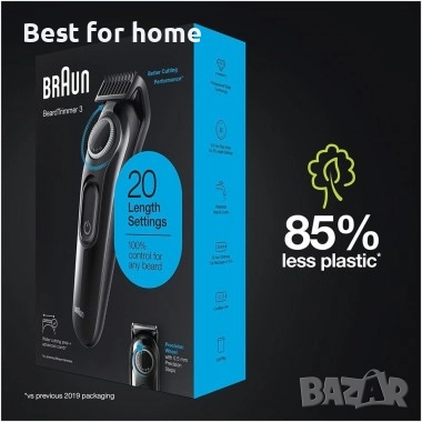 Braun тример за брада с 20 настройки, снимка 5 - Машинки за подстригване - 52692361