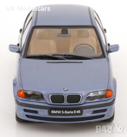 1999 BMW 3-series E46 sedan blue 1:18 KK Scale, снимка 2 - Колекции - 53172423