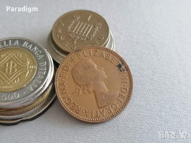 Монета - Великобритания - 1/2 (половин) пени | 1964г., снимка 2 - Нумизматика и бонистика - 39390705