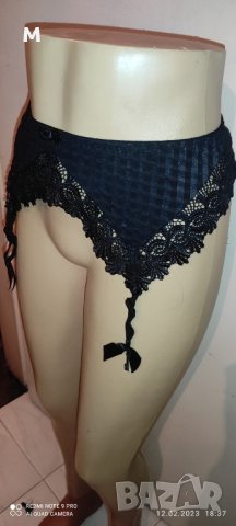 черен жартиерен колан 40, снимка 3 - Бельо - 42156584