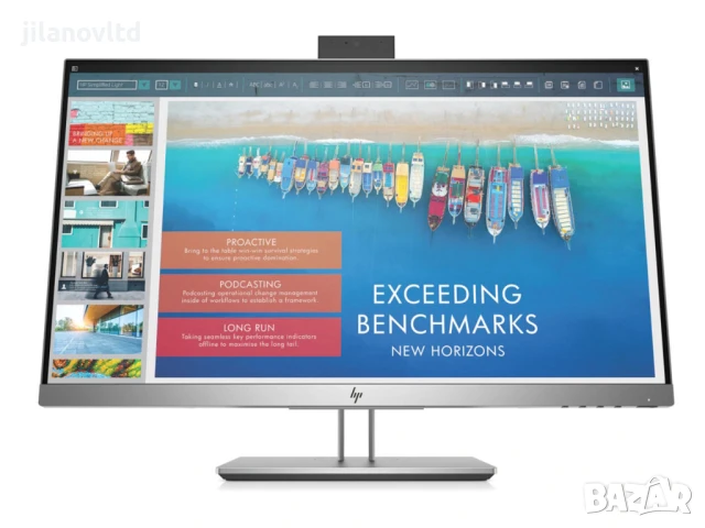 Монитор HP E243d 1920x1080 с 12 месеца гаранция