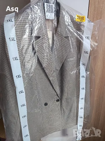 Блейзър на каре MANGO , снимка 4 - Костюми - 56232611