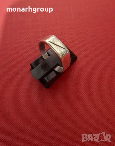 Сребърен пръстен, снимка 3 - Пръстени - 53618068