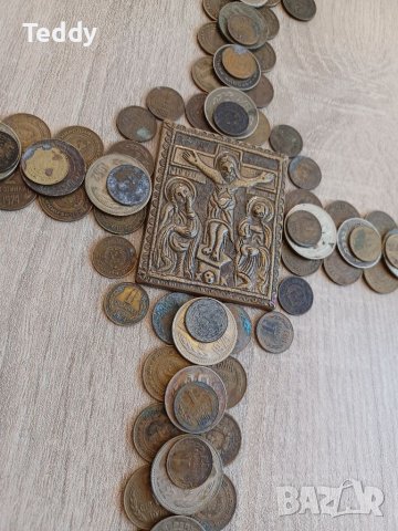 Художествени пана от монети , снимка 8 - Антикварни и старинни предмети - 39646401