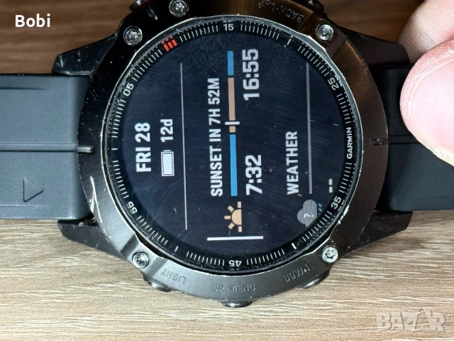Garmin Fēnix 6 Pro (Gorilla Glass, 100m водоустойчивост) fenix, снимка 10 - Смарт часовници - 52696429