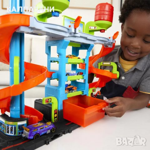 HOT WHEELS Color Shifters "Мега автомивка - Кула" с 1 количка HDP05, снимка 5 - Коли, камиони, мотори, писти - 39755122