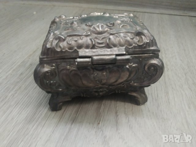 посребрена барокова кутийка, снимка 6 - Други ценни предмети - 39502139