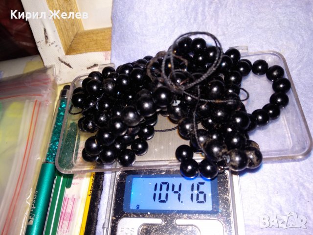 ДЪЛЪГ НАНИЗ СТЪКЛЕНИ КРИСТАЛНИ ТОПЧЕТА КОЛИЕ ГЕРДАН 34698, снимка 6 - Колиета, медальони, синджири - 39190188