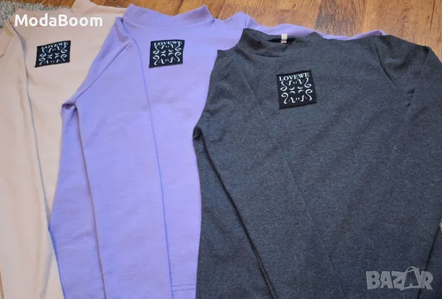 Lovewe Полуполо памук, снимка 2 - Блузи с дълъг ръкав и пуловери - 48182482