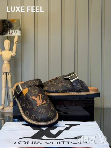 Louis VUITTON 🤍Дамски Чехли 36-41, снимка 3 - Чехли - 56132497