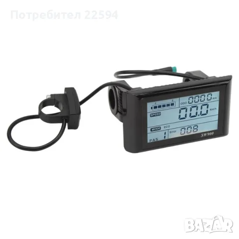 LCD дисплей за електрически велосипед водоустойчив с индикатор за батерия, снимка 3 - Части за велосипеди - 56243776