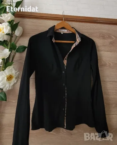 Черна риза пронт BURBERRY 