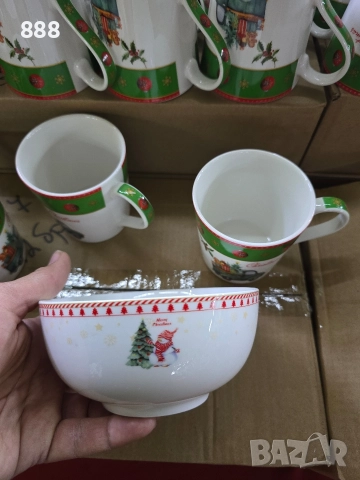 коледни чаши и купи , снимка 2 - Чаши - 52891205