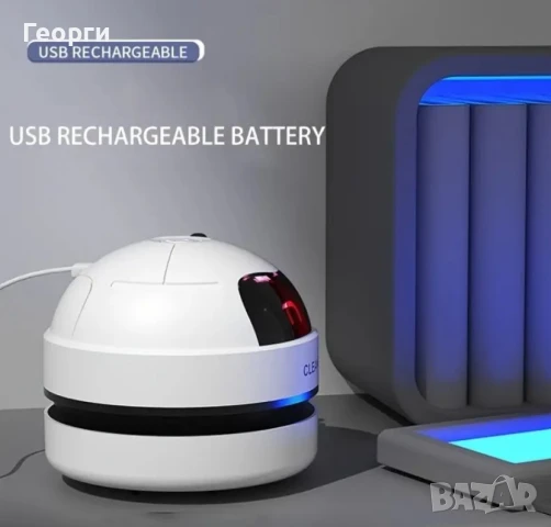 Преносима мини настолна вакумна прахосмукачка, снимка 3 - Прахосмукачки - 51065689